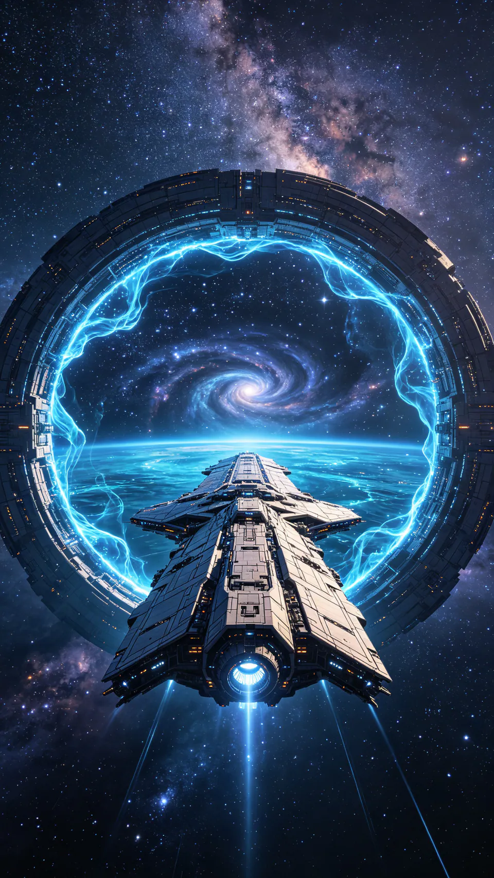 宇宙星门飞船视觉